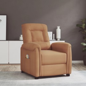 Sillón de masaje elevable de tela de microfibra gris taupé de vidaXL, Sillones de masaje eléctricos - Ref: Foro24-3093312, Pr...