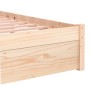 Estructura de cama madera maciza de pino 100x200 cm de vidaXL, Camas y somieres - Ref: Foro24-833237, Precio: 113,57 €, Descu...