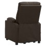 Silla de masaje elevable de tela marrón oscuro de vidaXL, Sillones de masaje eléctricos - Ref: Foro24-3093492, Precio: 280,62...