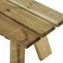 Banco de jardín madera maciza de pino impregnada 220 cm de vidaXL, Bancos de jardín - Ref: Foro24-318175, Precio: 105,99 €, D...