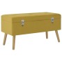 Bench with mustard yellow velvet compartment 80 cm by vidaXL, Benches for halls and storage - Ref: Foro24-329930, Price: 94,8...