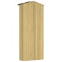 Caseta herramientas jardín 87x33x222 cm madera pino impregnada de vidaXL, Cobertizos - Ref: Foro24-318190, Precio: 94,56 €, D...