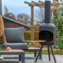 RedFire Chimenea de jardín con parrilla BBQ Fuego grande negra de RedFire, Chimeneas - Ref: Foro24-441228, Precio: 243,05 €, ...