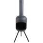 RedFire Garden Fireplace with BBQ Grill Fire Large Black by RedFire, Chimneys - Ref: Foro24-441228, Price: 243,99 €, Discount: %