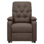 Sillón de masaje elevable de tela marrón de vidaXL, Sillones de masaje eléctricos - Ref: Foro24-3093491, Precio: 281,08 €, De...