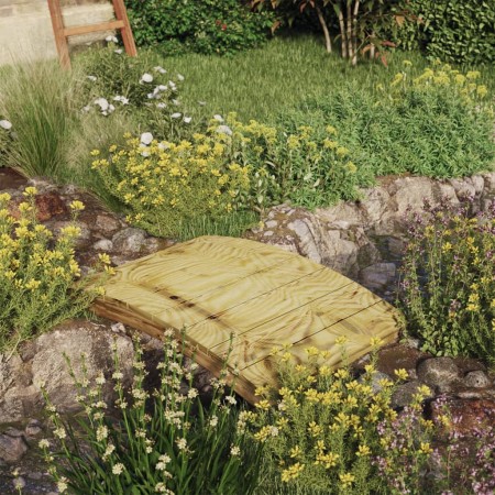 Garden bridge solid impregnated pine wood 110x74 cm by vidaXL, garden bridges - Ref: Foro24-318205, Price: 133,12 €, Discount: %