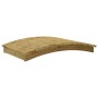 Puente de jardín madera maciza pino impregnada 110x74 cm de vidaXL, Puentes de jardín - Ref: Foro24-318205, Precio: 133,12 €,...