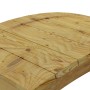 Garden bridge solid impregnated pine wood 110x74 cm by vidaXL, garden bridges - Ref: Foro24-318205, Price: 133,12 €, Discount: %