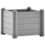 Garden flowerbed PP gray stone 43x43x35 cm by vidaXL, Pots and planters - Ref: Foro24-317579, Price: 67,35 €, Discount: %