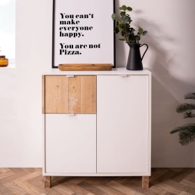 Finori Menorca 01A white sideboard by Finori, Sideboards - Ref: Foro24-441187, Price: 130,99 €, Discount: %