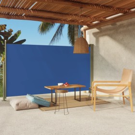 Einziehbare seitliche Gartenmarkise blau 170x300 cm von vidaXL, Sonnenschirme - Ref: Foro24-317888, Preis: 59,92 €, Rabatt: %