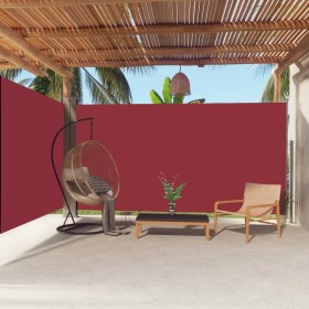 Toldo lateral retráctil rojo 200x600 cm de vidaXL, Sombrillas - Ref: Foro24-318011, Precio: 105,98 €, Descuento: %