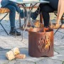 RedFire Handmade Kiruna Garden Fireplace Steel Rust Color by RedFire, Chimneys - Ref: Foro24-441219, Price: 107,47 €, Discoun...