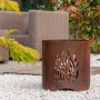 RedFire Handmade Kiruna Garden Fireplace Steel Rust Color by RedFire, Chimneys - Ref: Foro24-441219, Price: 107,47 €, Discoun...