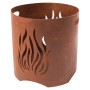 RedFire Handmade Kiruna Garden Fireplace Steel Rust Color by RedFire, Chimneys - Ref: Foro24-441219, Price: 107,47 €, Discoun...