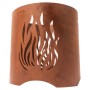 RedFire Handmade Kiruna Garden Fireplace Steel Rust Color by RedFire, Chimneys - Ref: Foro24-441219, Price: 107,47 €, Discoun...