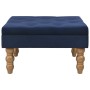 Samt Hocker navy blau 60x60x36 cm von vidaXL, Küchenhocker - Ref: Foro24-329928, Preis: 58,99 €, Rabatt: %