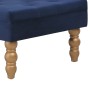 Samt Hocker navy blau 60x60x36 cm von vidaXL, Küchenhocker - Ref: Foro24-329928, Preis: 58,99 €, Rabatt: %