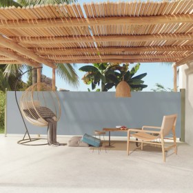 Ausziehbare Seitenmarkise für Terrasse grau 140x600 cm von vidaXL, Sonnenschirme - Ref: Foro24-317956, Preis: 84,99 €, Rabatt: %