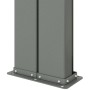 Toldo lateral retráctil gris antracita 160x600 cm de vidaXL, Sombrillas - Ref: Foro24-317996, Precio: 114,74 €, Descuento: %