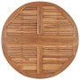 Folding 5-piece solid teak wood garden dining set by vidaXL, Garden sets - Ref: Foro24-3096572, Price: 588,60 €, Discount: %