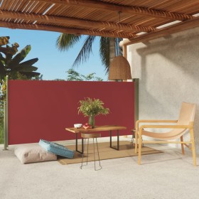 Toldo lateral retráctil de jardín rojo 140x300 cm de vidaXL, Sombrillas - Ref: Foro24-317877, Precio: 72,99 €, Descuento: %