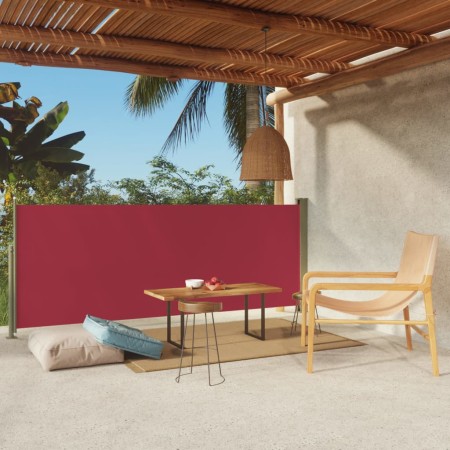 Red garden retractable side awning 117x300 cm by vidaXL, Umbrellas - Ref: Foro24-317871, Price: 65,24 €, Discount: %