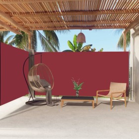 Toldo lateral retráctil rojo 180x600 cm de vidaXL, Sombrillas - Ref: Foro24-318005, Precio: 97,99 €, Descuento: %