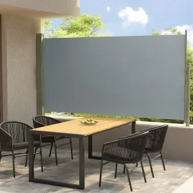 Toldo lateral retráctil de jardín gris160x300 cm de vidaXL, Sombrillas - Ref: Foro24-317840, Precio: 69,25 €, Descuento: %