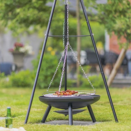 RedFire Barbacoa de jardín con trípode y brasero negro 50 cm de RedFire, Chimeneas - Ref: Foro24-441223, Precio: 153,38 €, De...