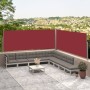 Toldo lateral retráctil rojo 117x600 cm de vidaXL, Sombrillas - Ref: Foro24-317987, Precio: 88,69 €, Descuento: %