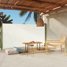 Cream retractable side garden awning160x300 cm by vidaXL, Umbrellas - Ref: Foro24-317881, Price: 63,42 €, Discount: %