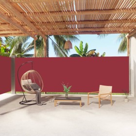 Toldo lateral retráctil rojo 200x1000 cm de vidaXL, Sombrillas - Ref: Foro24-318047, Precio: 131,09 €, Descuento: %