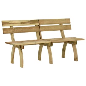 Banco de jardín madera pino impregnada 160 cm de vidaXL, Bancos de jardín - Ref: Foro24-318401, Precio: 74,09 €, Descuento: %