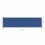 Retractable side awning for blue patio 140x500 cm by vidaXL, Umbrellas - Ref: Foro24-317918, Price: 75,99 €, Discount: %