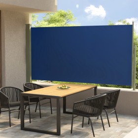 Einziehbare seitliche Gartenmarkise blau 160x300 cm von vidaXL, Sonnenschirme - Ref: Foro24-317842, Preis: 69,99 €, Rabatt: %