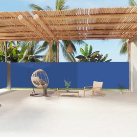 Toldo lateral retráctil azul 180x1200 cm de vidaXL, Sombrillas - Ref: Foro24-318076, Precio: 120,99 €, Descuento: %