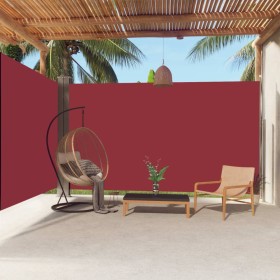 Toldo lateral retráctil rojo 220x600 cm de vidaXL, Sombrillas - Ref: Foro24-318017, Precio: 111,14 €, Descuento: %