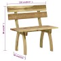 Impregnated pine wood garden bench 110 cm by vidaXL, garden benches - Ref: Foro24-318400, Price: 109,99 €, Discount: %