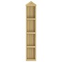 Caseta herramientas jardín 40x33x222 cm madera pino impregnada de vidaXL, Cobertizos - Ref: Foro24-318189, Precio: 97,93 €, D...