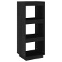 Shelf / space divider black pine wood 40x35x103 cm by vidaXL, Bookcases and shelves - Ref: Foro24-810848, Price: 49,32 €, Dis...