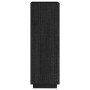 Shelf / space divider black pine wood 40x35x103 cm by vidaXL, Bookcases and shelves - Ref: Foro24-810848, Price: 49,32 €, Dis...