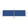 Toldo lateral retráctil azul 180x600 cm de vidaXL, Sombrillas - Ref: Foro24-318004, Precio: 97,99 €, Descuento: %