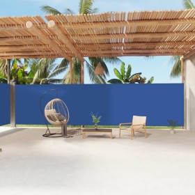 Toldo lateral retráctil azul 200x1200 cm de vidaXL, Sombrillas - Ref: Foro24-318082, Precio: 137,99 €, Descuento: %