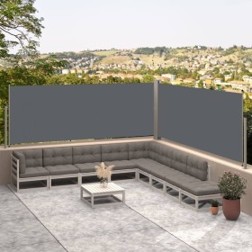 Anthrazitgraue einziehbare Seitenmarkise 117x600 cm von vidaXL, Sonnenschirme - Ref: Foro24-317984, Preis: 88,34 €, Rabatt: %