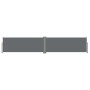 Toldo lateral retráctil gris antracita 117x600 cm de vidaXL, Sombrillas - Ref: Foro24-317984, Precio: 88,99 €, Descuento: %