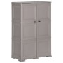 Plastic wardrobe gray wood design 79x43x125 cm by vidaXL, Lockers and storage cabinets - Ref: Foro24-340593, Price: 188,06 €,...