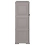 Plastic wardrobe gray wood design 79x43x125 cm by vidaXL, Lockers and storage cabinets - Ref: Foro24-340593, Price: 188,06 €,...