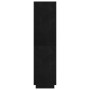 Estantería/divisor de espacios madera pino negro 80x35x135 cm de vidaXL, Librerías y estanterías - Ref: Foro24-810893, Precio...