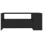 Mesa de centro madera de ingeniería negra 102x55x42 cm de vidaXL, Mesas de centro - Ref: Foro24-810918, Precio: 96,00 €, Desc...